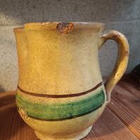 brocca antica ceramiche di Burgio o Caltagirone 