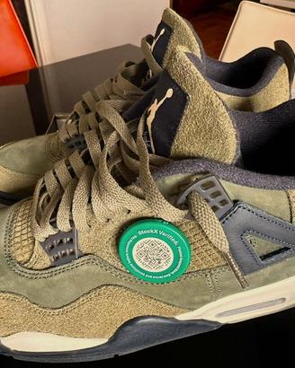 NIKE Air Jordan 4 Retro Olive USA 10 - EUR 44