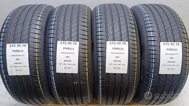 4 GOMME 215 50 18 PIRELLI RIF3355