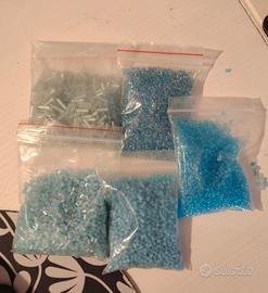 lotto perline per bigiotteria ricamo  fai da te