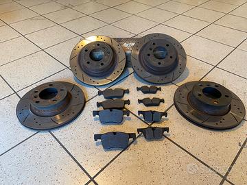 Dischi forati e baffati + Pastiglie BMW