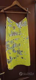 vestito paillettes sartoria 