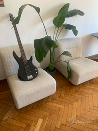 Coppia poltrone lounge design écru - ritiro Milano