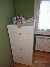 Cassettiera (6 cassetti) IKEA bianca 