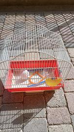 gabbia per pappagalli o canarini 