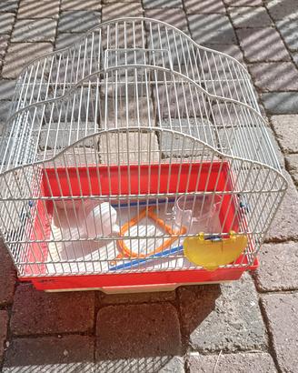 gabbia per pappagalli o canarini 
