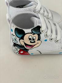 Scarpe Baby dipinte  a mano