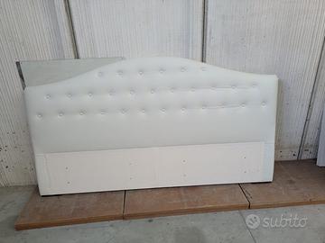 Testata del letto in pelle