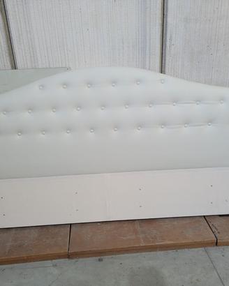 Testata del letto in pelle