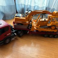 Camion e ruspe bruder