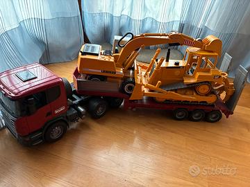 Camion e ruspe bruder