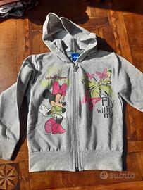 felpa con cappuccio Disney 5 anni