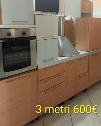 cucina moderna bicolore 
