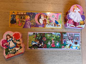 Set 2 Puzzle Djeco - Alice e Cenerentola
