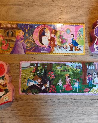 Set 2 Puzzle Djeco - Alice e Cenerentola