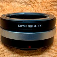 Anello Kipon NIK G/F-Fx da ob. nikon a  fuji x