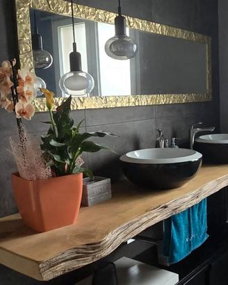 TOP BAGNO, TAVOLI, MENSOLE IN LEGNO MASSEL