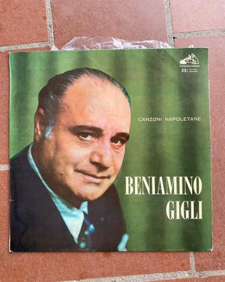 Vinile 33 giri Beniamino Gigli canzoni napoletane