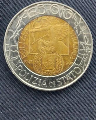 500 Lire Polizia di Stato 1947-1997