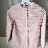 pelliccia ecologica rosa cipria