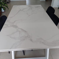 Top per tavolo in ceramica effetto marmo