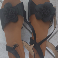 Scarpe nere tacco basso n.41