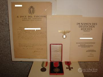Cimeli Medaglie Militari Fascisti Nazisti Pompieri