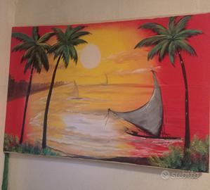 quadro pittura acrilico su tela 