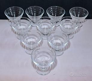 Coppe per macedonia gelato vetro 10 pz