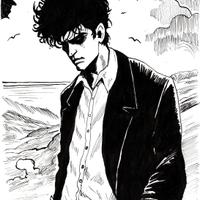 disegno a china Dylan dog 
