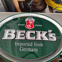 insegna ovale Beck s