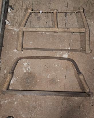 Seghe ad arco vintage