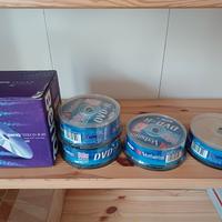 DVD e CD verbatim e benq 