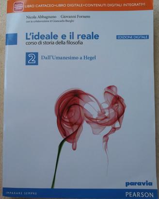 Libro di filosofia 'L'ideale e il reale 2'