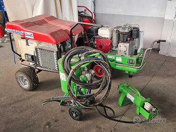 Sabbiatrice ACF + Compressore Rotair