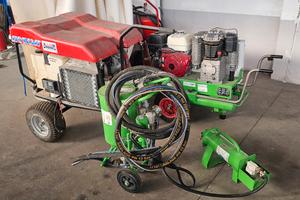 Sabbiatrice ACF + Compressore Rotair