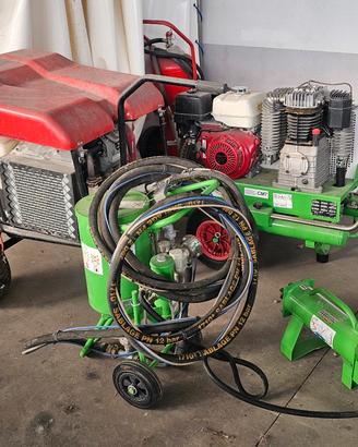 Sabbiatrice ACF + Compressore Rotair