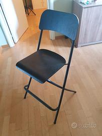 Sedia gabello bar con schienale IKEA FRANKLIN