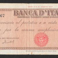 TITOLO PROVVISORIO LIRE 10000 DEL 06.09.1949