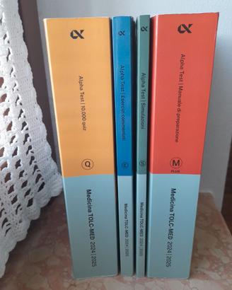 Libri TOLC MED Alpha test medicina