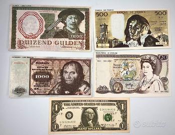 Banconote Fac-simile memorandum hotel vintage