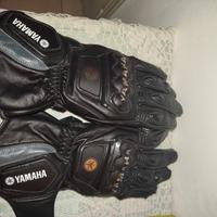 Guanti da moto in pelle vera Yamaha 