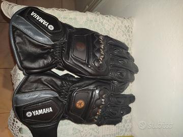 Guanti da moto in pelle vera Yamaha 