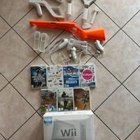 Nintendo wii con accessori e giochi