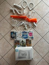 Nintendo wii con accessori e giochi