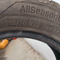 Set di gomme semi nuove (fiat punto serie 1)