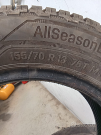 Set di gomme semi nuove (fiat punto serie 1)