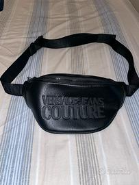 Marsupio/Borsello Total Black Versace Couture 