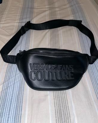 Marsupio/Borsello Total Black Versace Couture 