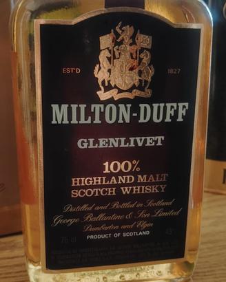 Whisky MIlton-Duff Glenlivet 12 anni Single Malt